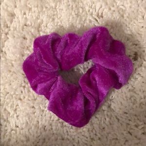 purple scrunchie